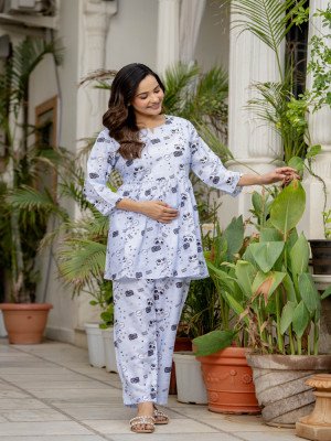 Skyblue Maternity nightsuit sets for women