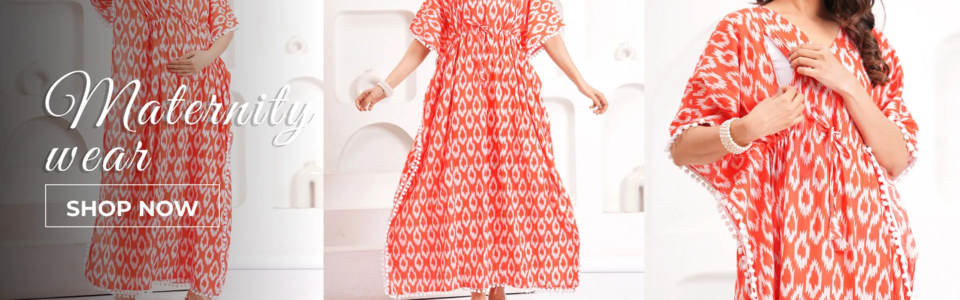 Maternity Wear – Comfortable Feeding Kaftan Nighty